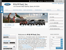 Tablet Screenshot of m-mford.net